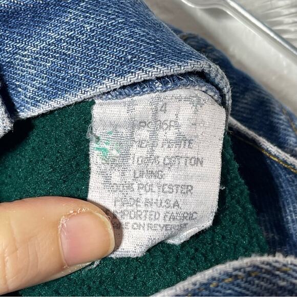 L.L. Bean Fleece Lined Jeans, Size 14P. In excellent condition! High Waist! - Picture 6 of 6